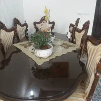 سلام میز نهارخوری ۸نفر چوب راش