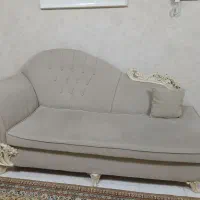 مبل تاجدار ۸ نفره طوسی روشن با دو عدد جلومبلی|مبلمان خانگی و میز عسلی|رشت, شهرک قدس|دیوار
