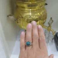 انگشتر دست ساز نقره فیروزه|جواهرات|میاندوآب, |دیوار