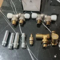 شیرحوله خشک کن طلایی وشیررادیات پکیج