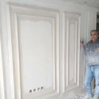 گچکاری گچبری تخریب دیوار شومینه بنایی کناف