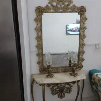آینه شمعدان کنسول برنز