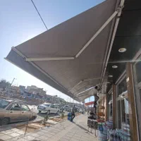 سایه بان مغازه سایبان بازویی کالاسکه ای|فروشگاه و مغازه|شیراز, کوشک میدان|دیوار