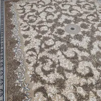 4تخته فرش 12متری بژ 700شانه طرح سما افشان
