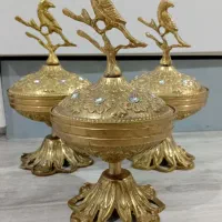 ساعت دیواری برنز وقندان