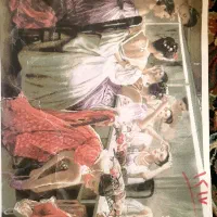 نخ و نقشه تابلوفرش تصویری ظریف تبریز  ۴۶ رنگ