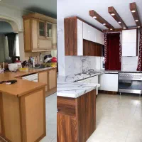 تعمیر و نوسازی کابینت آشپزخانه MDF ، بازدید رایگان|خدمات پیشه و مهارت|اردبیل, |دیوار