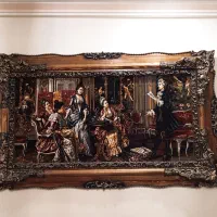 تابلوفرش ماشینی طرح کلاسیک اروپایی