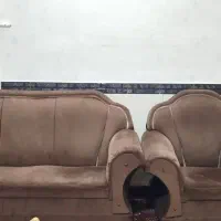 مبل هفت نفره همراه میز عسلی