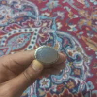 انگشتر عقیق کبود حکاکی شده