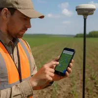 استخدام کروکی بردار و کاربر GPS