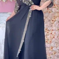 لباس مجلسی ترک سنگدوزی بدون ریزش سایز ۵۰