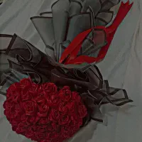 دسته‌گل روبانی