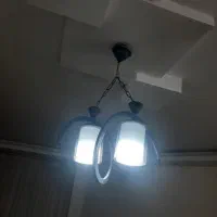 لوستر دو شعله.تمیز و نو