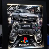 تابلو سه‌بعدی طرح  ps4 با سبک پژو 405