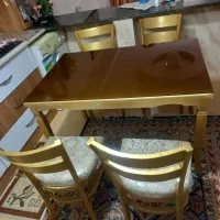 میز غذاخوری چهار نفره ‌.( مریانج)