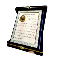لوح تقدیر|صنایع دستی و سایر لوازم تزئینی|شیراز, شهرک گلها|دیوار