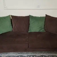 مبلمان ۷نفره میز وسط کاملا سالم و تمام چوب