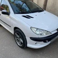 پژو ۲۰۶ تیپ ۵ سفید مدل ۹۷ بی رنگ