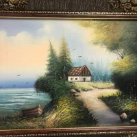 تابلو نقاشی|تابلو، نقاشی، عکس|تهران, آبشار تهران (دریاچه)|دیوار