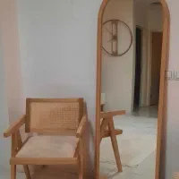 صندلی و آینه قدی راش