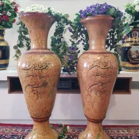 گلدان سفالی با ارتفاع یک متر