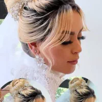 میکاپ و شینیون حرفه ای عروس لباس عروس رایگان