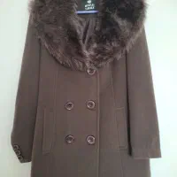پالتو کشمیر قهوه ای ترک