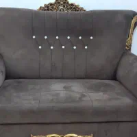 مبل 7 نفره بسیار تمیز|مبلمان خانگی و میز عسلی|قرق, |دیوار