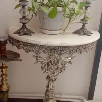 شمعدان با پایه میز کنسولی