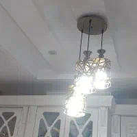 لوستر طلایی آشپزخانه