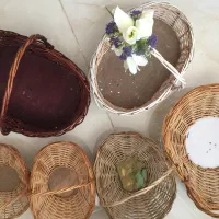 تعدادی سبد حصیری کامل سالم|صنایع دستی و سایر لوازم تزئینی|ارومیه, |دیوار