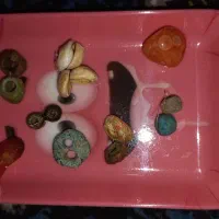 چند جفت مهره سنگ قدیمی