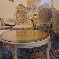 ست مبلمان ده نفره استیل فراحی کلاسیک و میزنهارخوری