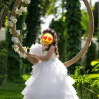 لباس عروس دخترانه فوق‌العاده ناز و پرنسسی