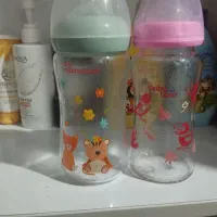 دو عدد شیشه شیر پیرکس
