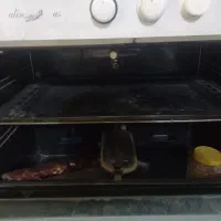 اجاق گاز سفید ،۵ شعله فر دار،کامل سالم|اجاق گاز و لوازم برقی پخت‌وپز|اصفهان, تخت فولاد|دیوار