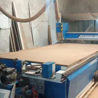 دستگاه cnc با کله روتاری  در ابعاد ۴×۲ متر