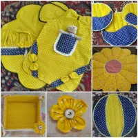 سرویس آشپزخانه عروس|سفره، حوله، دستمال آشپزخانه|تبریز, |دیوار