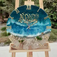 ساعت طرح دریا