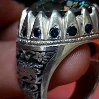 انگشتر  نقره سنگهای الماس موزانایت|جواهرات|تهران, راه آهن|دیوار
