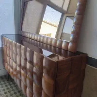 آینه و کنسول چوب راش|بوفه، ویترین، کنسول|ایلام, |دیوار