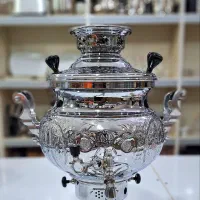 سماورگازی برنجی ۱۰لیتری