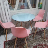 میز ناهار خوری ۴ نفره  پلاستیکی ایفلی