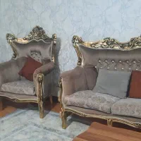 مبل سلطنتی در حد نو|مبلمان خانگی و میز عسلی|محمدشهر, همایون ویلا|دیوار