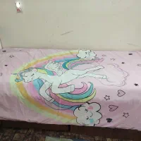 فروش فوری سرویس اتاق کودک یونیکورن+فرش السا و آنا|تخت و سرویس خواب|بابل, |دیوار