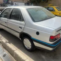پژو 405 GLX نقره ای ۹۳ دوگانه کارخانه بیرنگ