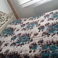 تخت وسرویس خواب دونفره چوب راش
