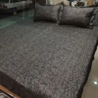 ملافه کشدار با روبالشی نیم ست دوتکه وسه تکه