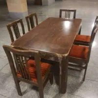ناهارخوری کارکرده ۶ نفره با کمد ایستاده|میز و صندلی غذاخوری|تهران, والفجر|دیوار